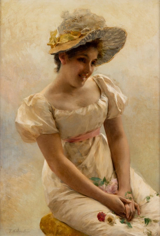 Fanciulla con fiori